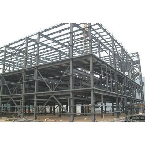 Galvanized Steel Building Structure For Construction At Rs 325square