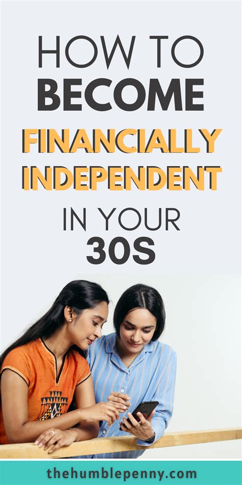 How To Become Financially Independent In Your 30s In 2021 How To