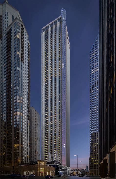 Chicagos Aon Center Will Have Tallest Exterior Glass Elevator In North
