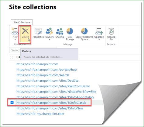 Delete Sharepoint Site Powershell Spguides