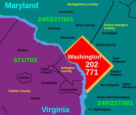 Area Codes 202 And 771 Wikiwand
