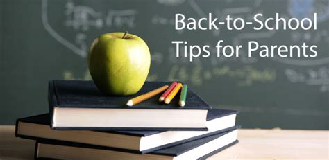 Back To School Tips For Parents Btcins