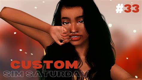 The Sims 3 Custom Sim Saturday 33 Sim Download Youtube