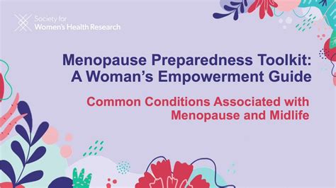 Common Conditions Associated With Menopause And Midlife Swhr Menopause