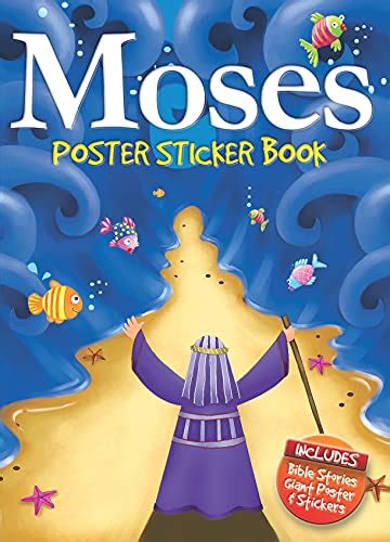 Moses Poster Sticker Book Candle Bible For Kids Juliet Juliet