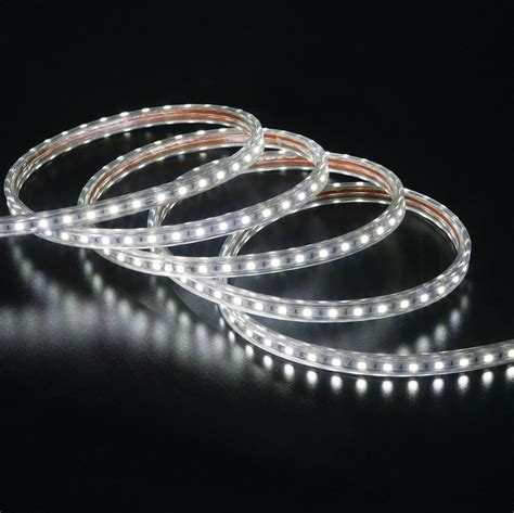 164ft Waterproof Led Neon Strip Lights 6000k Cool White 120v