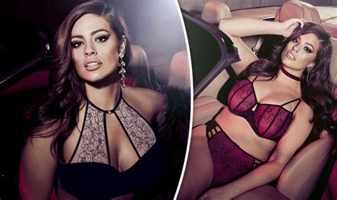 Ashley Graham Flaunts Her Enviable Curves In Latest Lingerie Campaign Express Co Uk