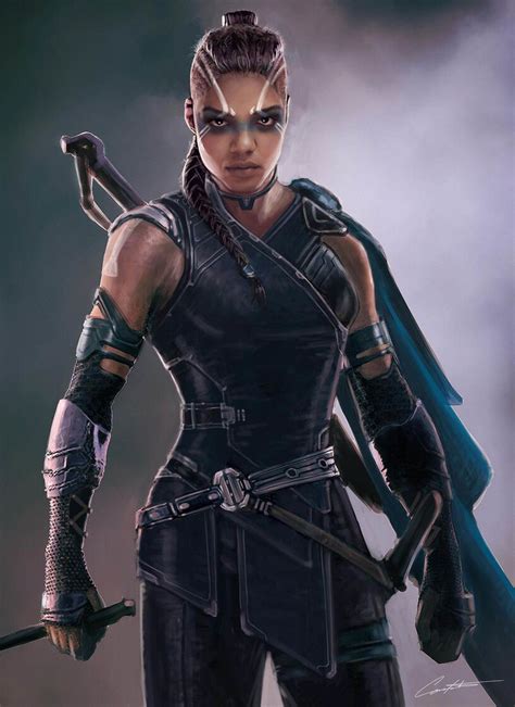 Artstation Thor Ragnarok Valkerie Sakar Costume Concept Design