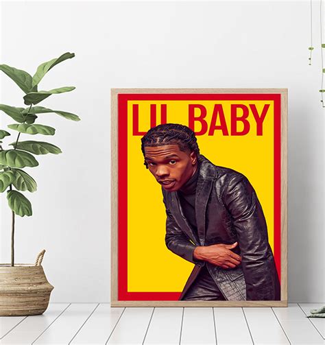 Lil Baby Canvas Poster Lil Baby Poster Lil Baby Custom Etsy