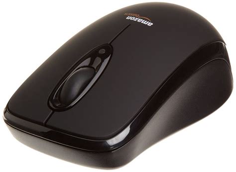 Amazon Basics Wireless Computer Mouse With Usb Nano Receiver Black