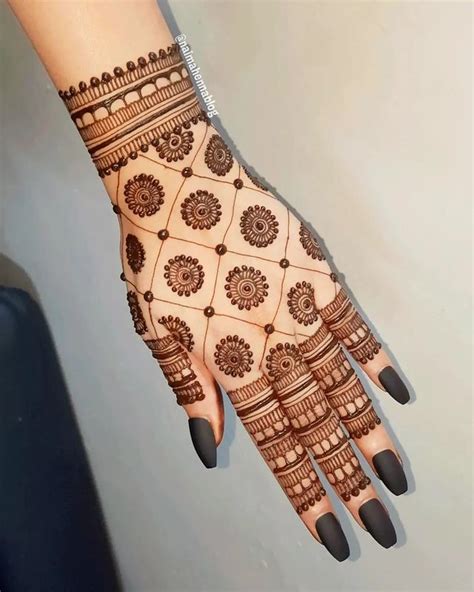 Back Hand Mehndi Designs Simple Back Side Henna Ideas K4 Fashion