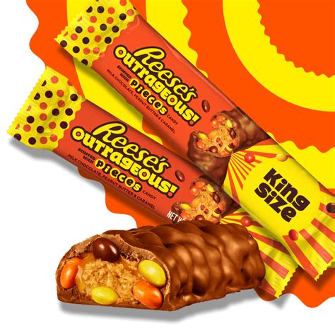 Reeses Outrageous Bar King Size 83g Usa Candy Factory