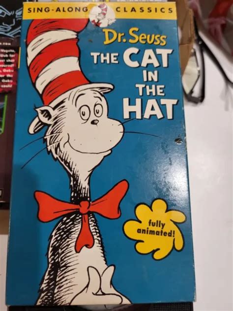 DR SEUSS THE Cat In The Hat VHS 1994 Animated Sing Along Classics 4 00