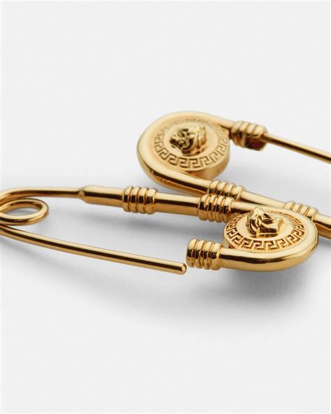 Versace Safety Pin Earrings For Men Us Online Store