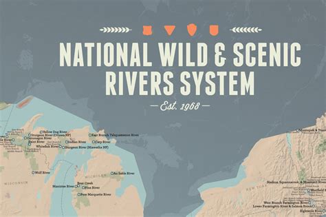 Us National Wild And Scenic Rivers System Map 24x36 Poster Best Maps Ever
