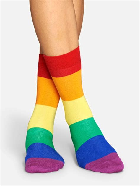 Happy Socks Gay Pride Sokken Rainbow Happy Socks Pr01 406