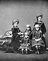 British royalty Edward VII -- children's clothes garments