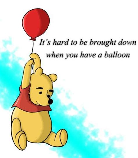 Its Hard To Be Brought Down When U Have A Balloon Cx Winnie The Pooh
