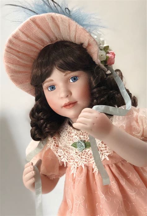 Porcelain Doll The Georgetown Collection Annette Himstedt Flower Girl Dresses Girls Dresses