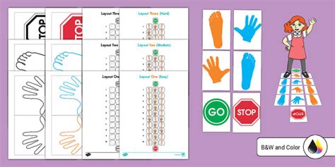 Hands And Feet Hopscotch Movement Game Teacher Made