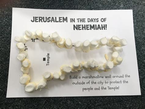 Jerusalem In The Days Of Nehemiah Activity Printable • Ministryark
