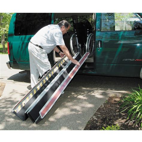 Rated 4.82 out of 5. Portable Fiberglass Wheelchair Ramp - FREE Shipping