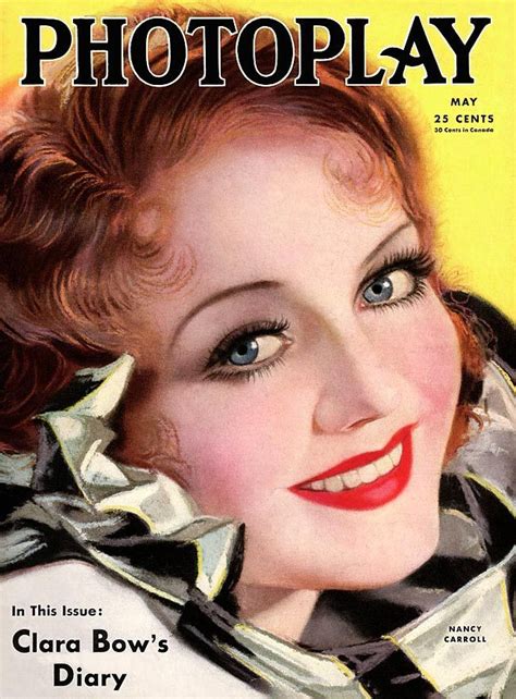 Photoplay 1933 05 Magazine Cover Vintage Magazines Nancy Carroll