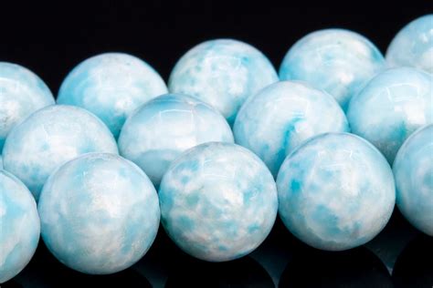 10mm Genuine Hemimorphite Aqua Blue Beads Grade Aaa Natural Etsy