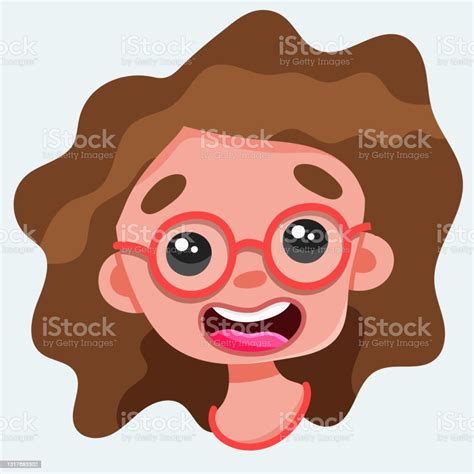 Portrait Of A Cute Girl With A Smile Stock Illustration Download Image Now Adult Adults