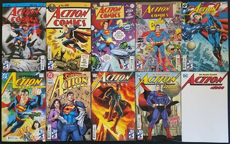 Action Comics 1000 All 10 Cover Set Lee Cho Steranko
