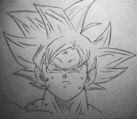 Dibujos De Goku A Lapiz Faciles