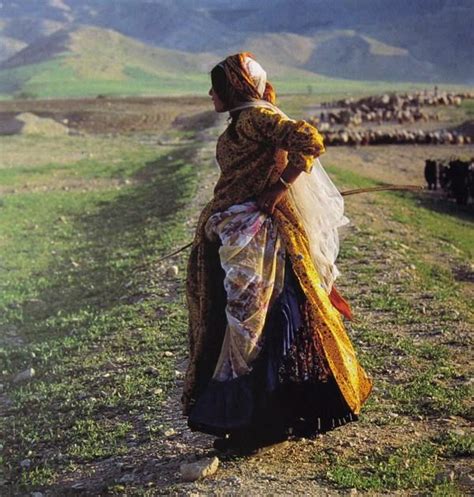 A Qashqai Woman Photographed By Nasrollah Kasraian Persian Culture