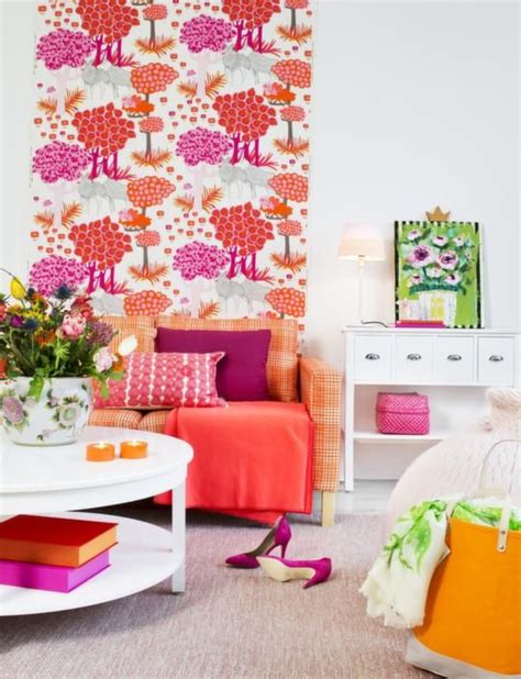 Amazing Pink And Orange Interior Design By Ikea I Am