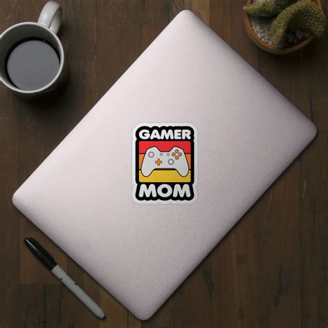 Gamer Mom Gaming Videogames Controller Mom Retro Gamer Mom Sticker