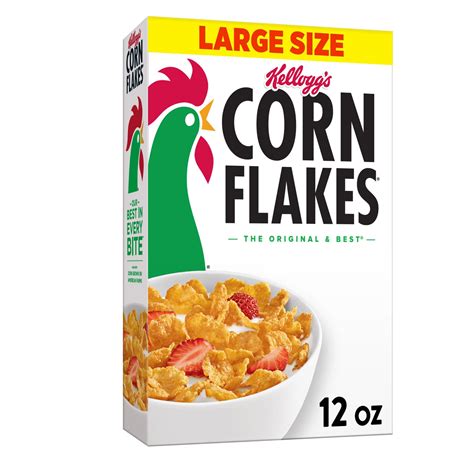 Kelloggs Corn Flakes Cold Breakfast Cereal Original 12 Oz