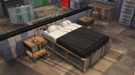 Sims 4 Ccs The Best Industrial Chic Set By Enure Sims