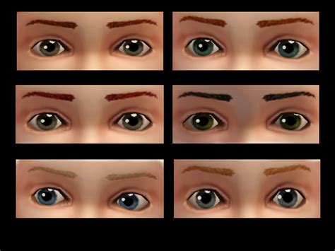 Mod The Sims Eyebrows For Toddlers