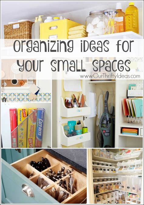 Do these bedroom organization ideas for the holidays. Organize Small Spaces - Our Thrifty Ideas