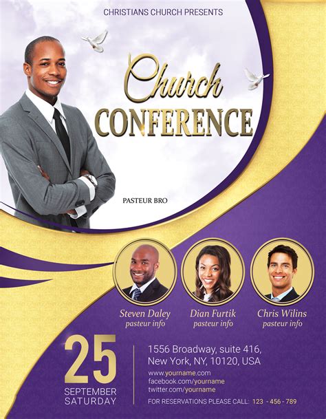 Church Conference Flyer Poster