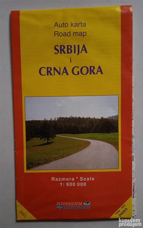 Karta Srbije I Crne Gore Kupujemprodajem