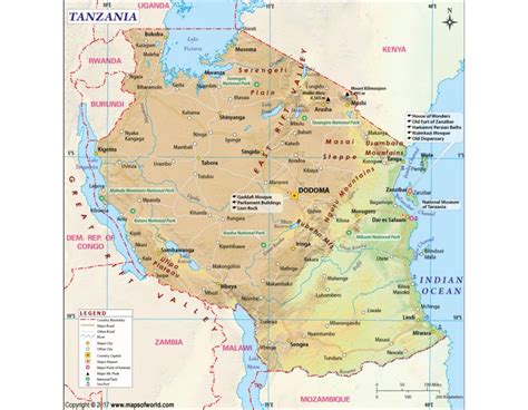 Buy Tanzania Map Maps Of East Africa