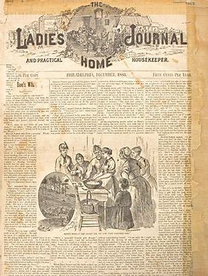 Image result for 1883 - "Ladies Home Journal"