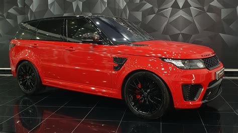 Range Rover Sport Red Gloss Wrap Wrapstyle