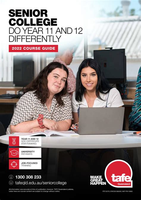 Senior College Course Guide 2022 By Tafe Queensland Issuu