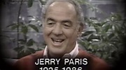 Jerry Paris was my friend. Here is our tribute to him. - YouTube