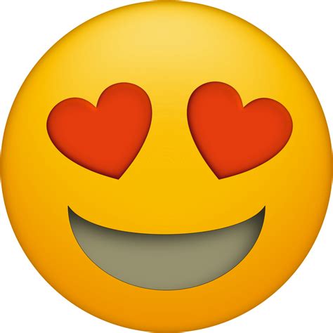 Emoji Printable Faces Heart Eyes Imagenes De Emojis Png