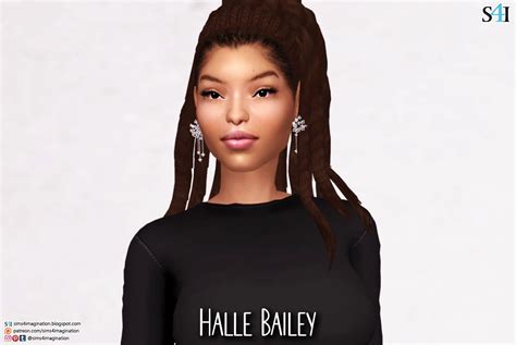 Halle Bailey Sims 4 Cas American Singers Actresses Female Actresses