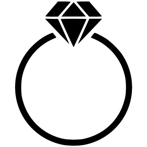 Diamond Ring Wedding Svg Vectors And Icons Svg Repo