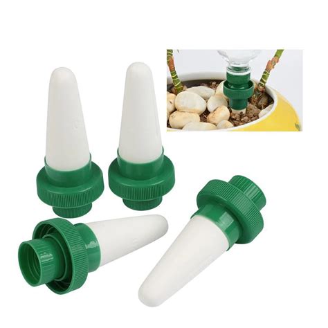 4pcs Vacation Plant Waterer Ceramic Self Watering Spikes Automatic