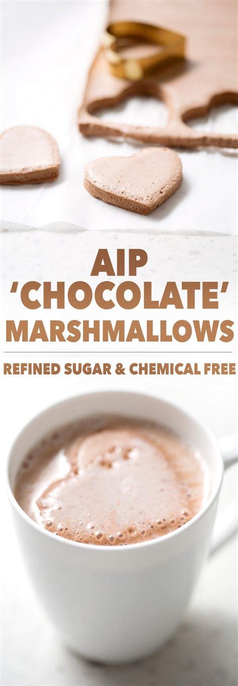 Aip Chocolate Marshmallows Recipe Aip Desserts Food Chocolate Marshmallows